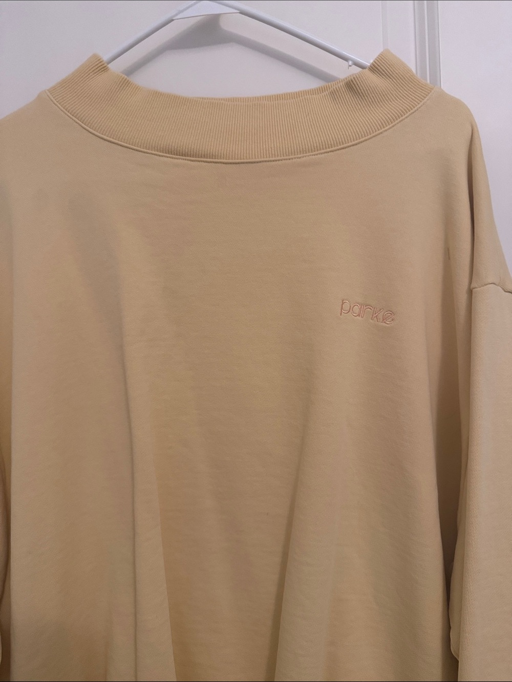 Parke Classic Mockneck in yellow - Picture 3 of 5